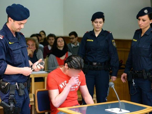 Der Angeklagte beim Prozess in Wien
