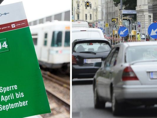 Die Teilsperre der U4 wird sich auch auf die Autofahrer auswirken. Die Teilsperre der U4 wird sich auch auf die Autofahrer auswirken.