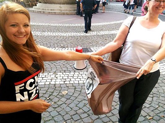 Eine ähnliche Aktion am Elterleinplatz wurde schon einmal durchgeführt Eine ähnliche Aktion am Elterleinplatz wurde schon einmal durchgeführt