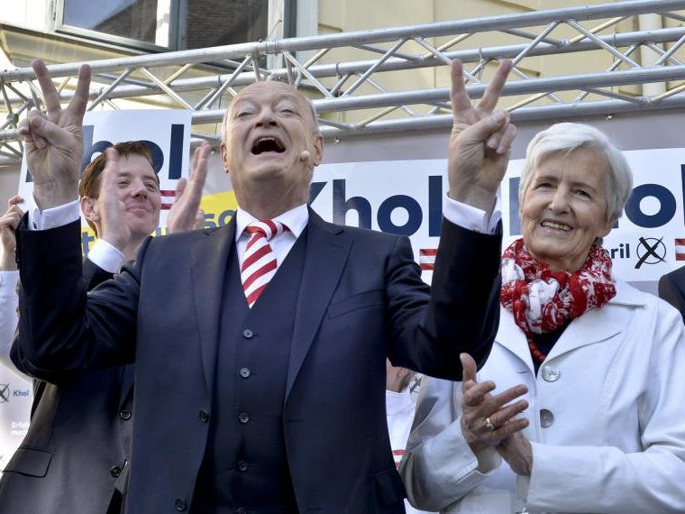 Endspurt bei Kandidat Khol und den Schwarzen. Endspurt bei Kandidat Khol und den Schwarzen.