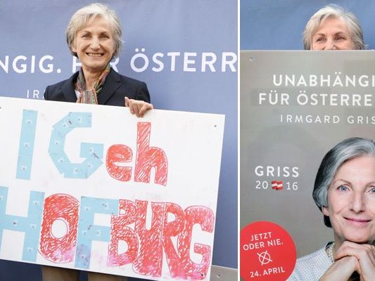 Gut gelaunt beging Kandidatin Griss ihren Wahlkampf-Abschluss. Gut gelaunt beging Kandidatin Griss ihren Wahlkampf-Abschluss.