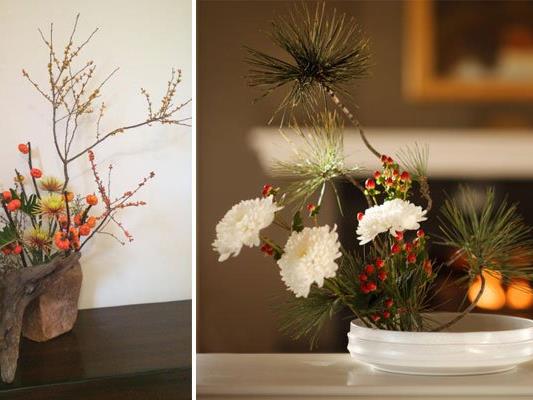 Lernen Sie die japanische Blumenkunst Ikebana kennen.