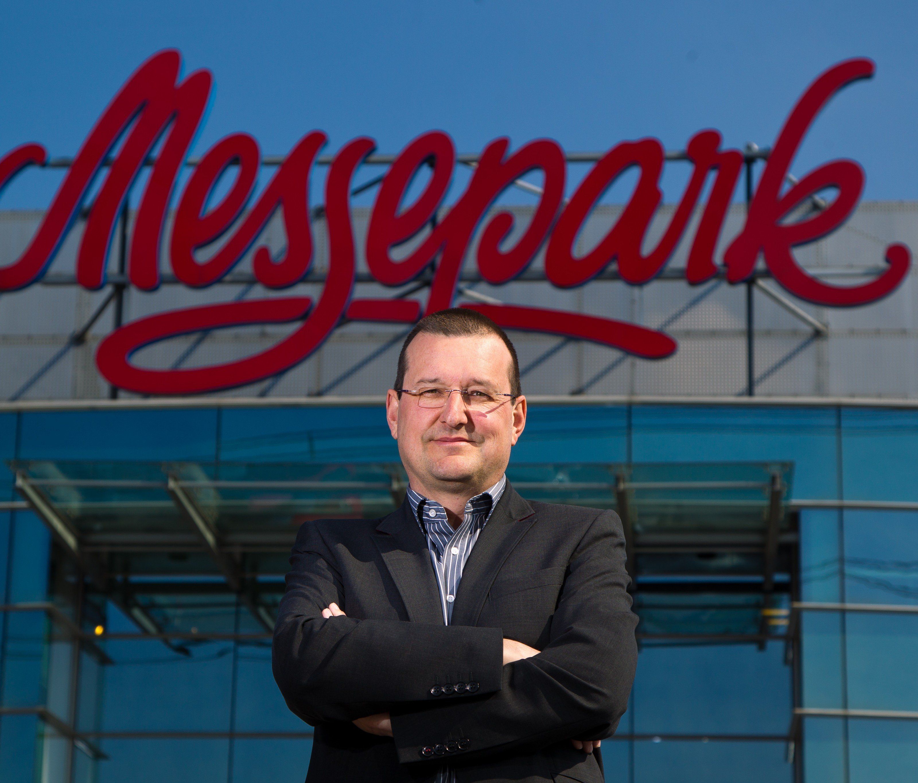 Messepark-Geschäftsführer Burkhard Dünser hat gut lachen. Messepark-Geschäftsführer Burkhard Dünser hat gut lachen.