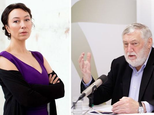 Franz Fischler und Ursula Strauss unterstützen bei der Stichwahl Van der Bellen Franz Fischler und Ursula Strauss unterstützen bei der Stichwahl Van der Bellen