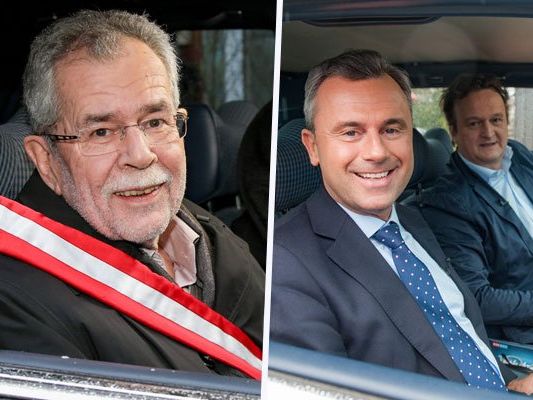 BP-Wahl - Hofer und Van der Bellen bestritten "Wahlfahrt"