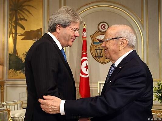 Italiens Außenminister zu Besuch in Tunis Italiens Außenminister zu Besuch in Tunis