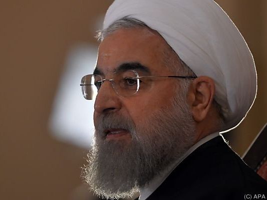 Der iranische Präsident Hassan Rouhani Der iranische Präsident Hassan Rouhani