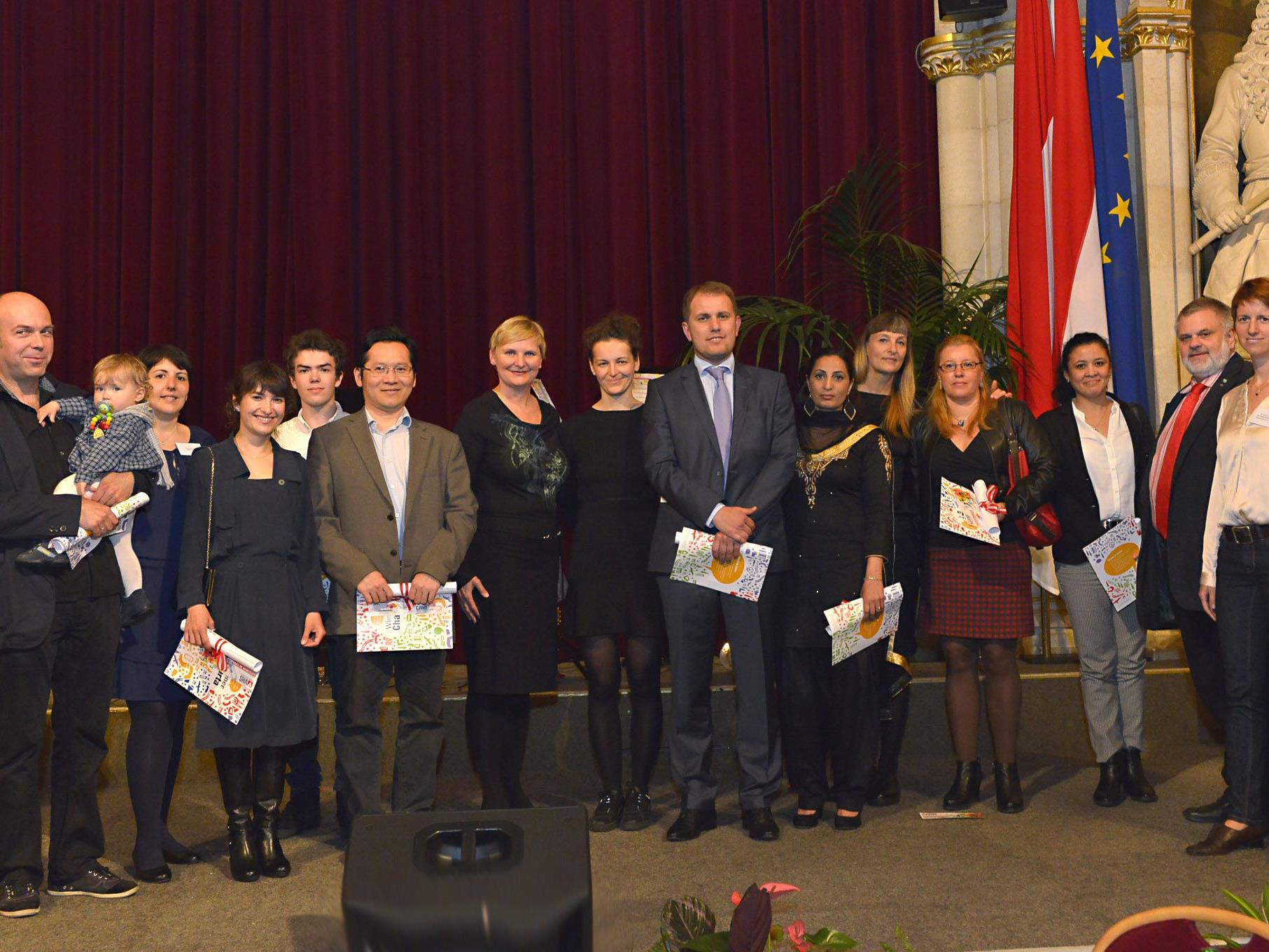 Willkommensfeier für neue Staatsbürger im Wiener Rathaus