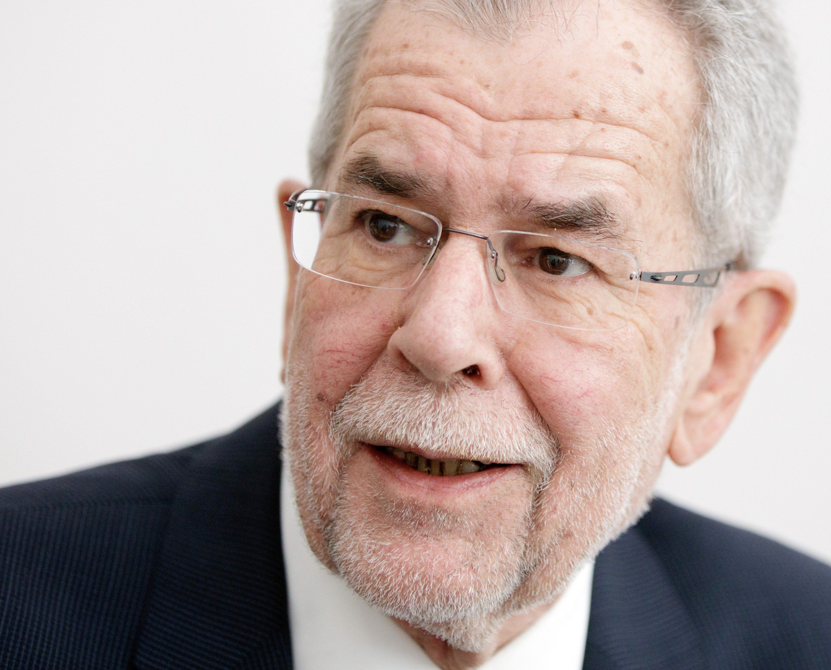 Präsidentschaftskandidat Alexander van der Bellen.