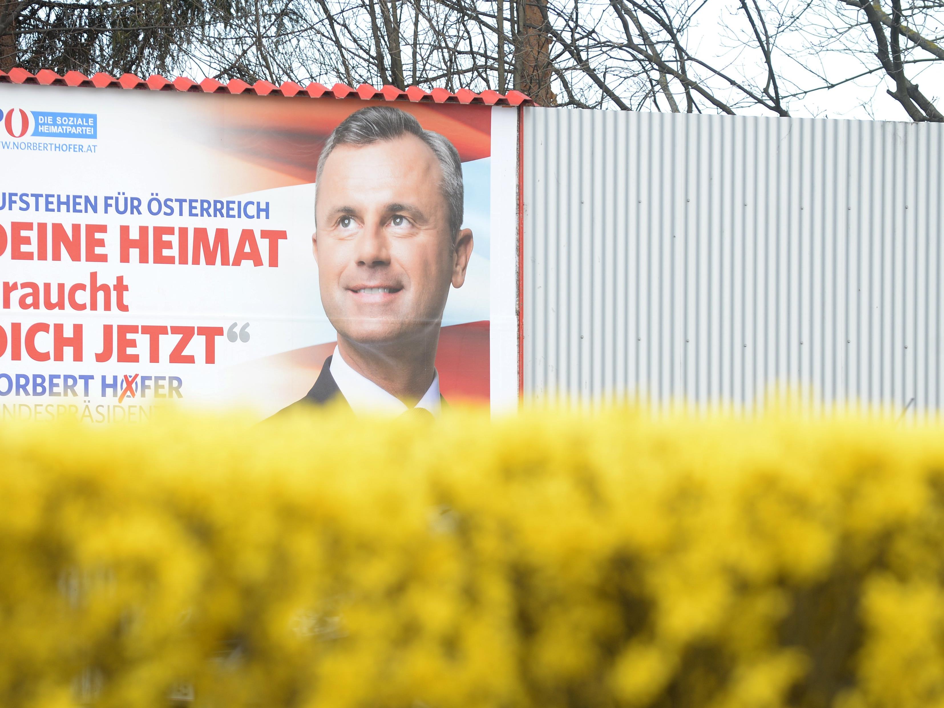Die FPÖ gab für den Präsidentschaftswahlkampf von Norbert Hofer 3,4 Millionen Euro aus.
