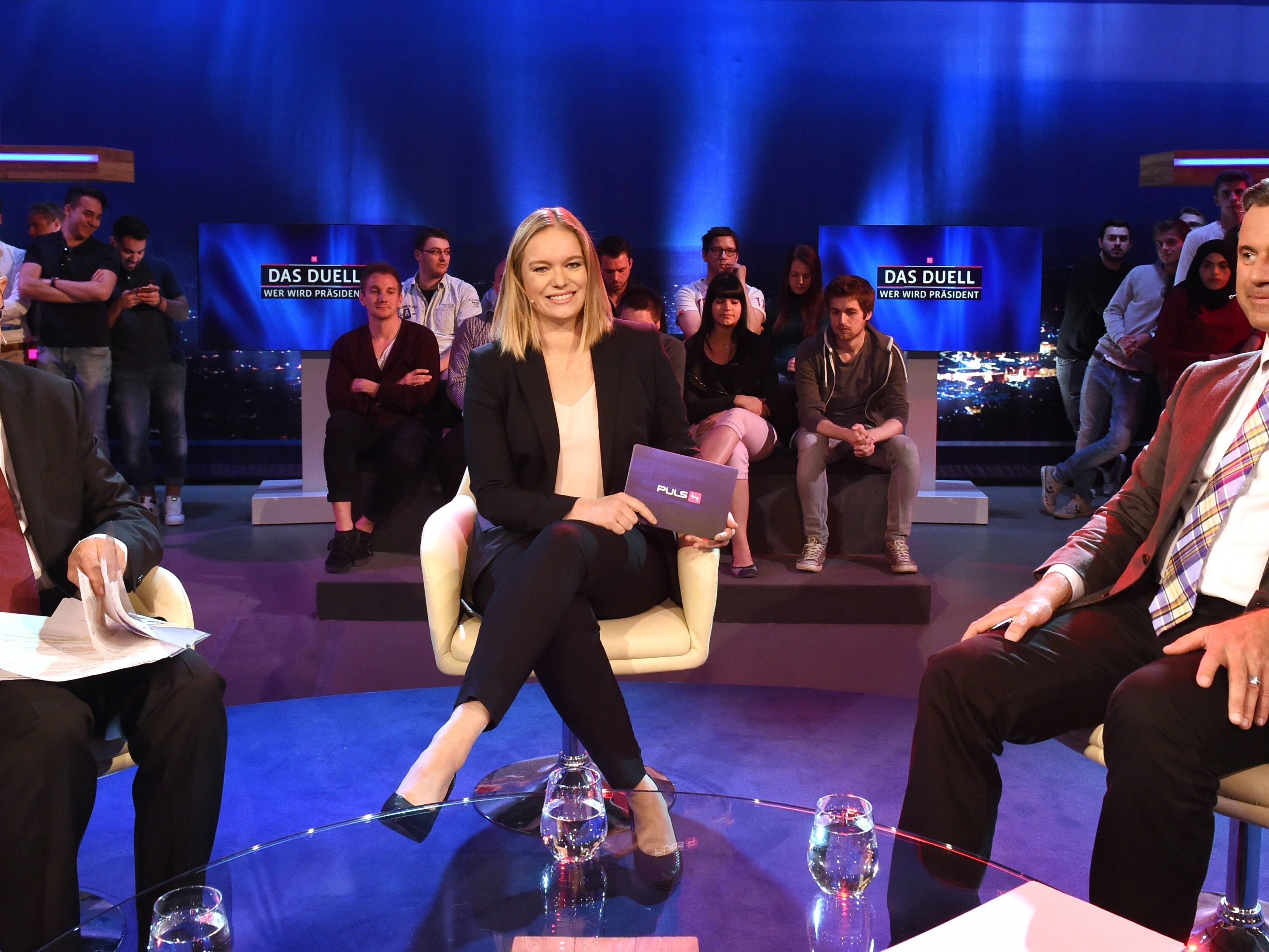 So lief das TV-Duell auf Puls 4 zwischen Alexander van der Bellen und Norbert Hofer ab. So lief das TV-Duell auf Puls 4 zwischen Alexander van der Bellen und Norbert Hofer ab.