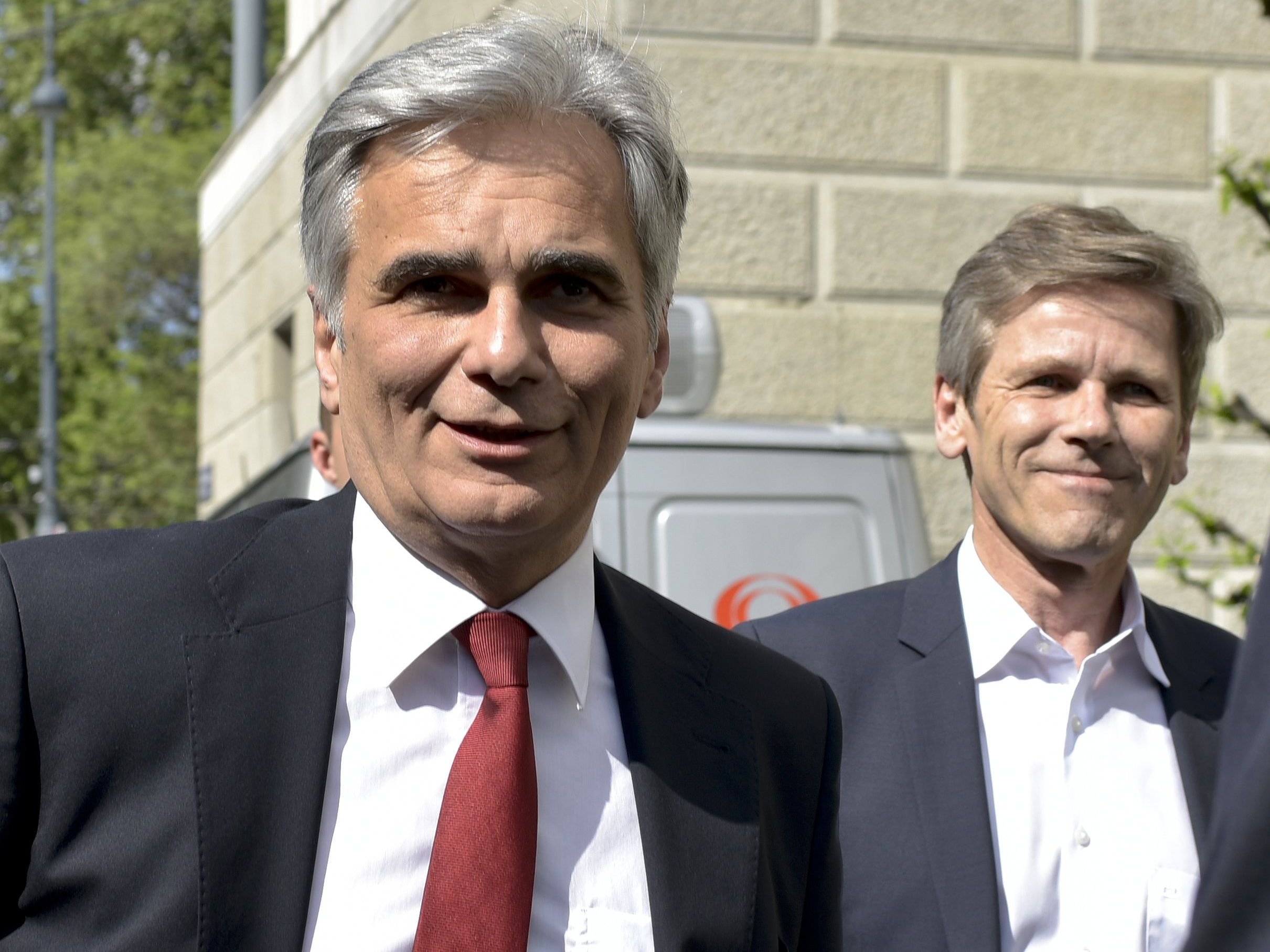 Werner Faymann und Josef Ostermayer. Werner Faymann und Josef Ostermayer.
