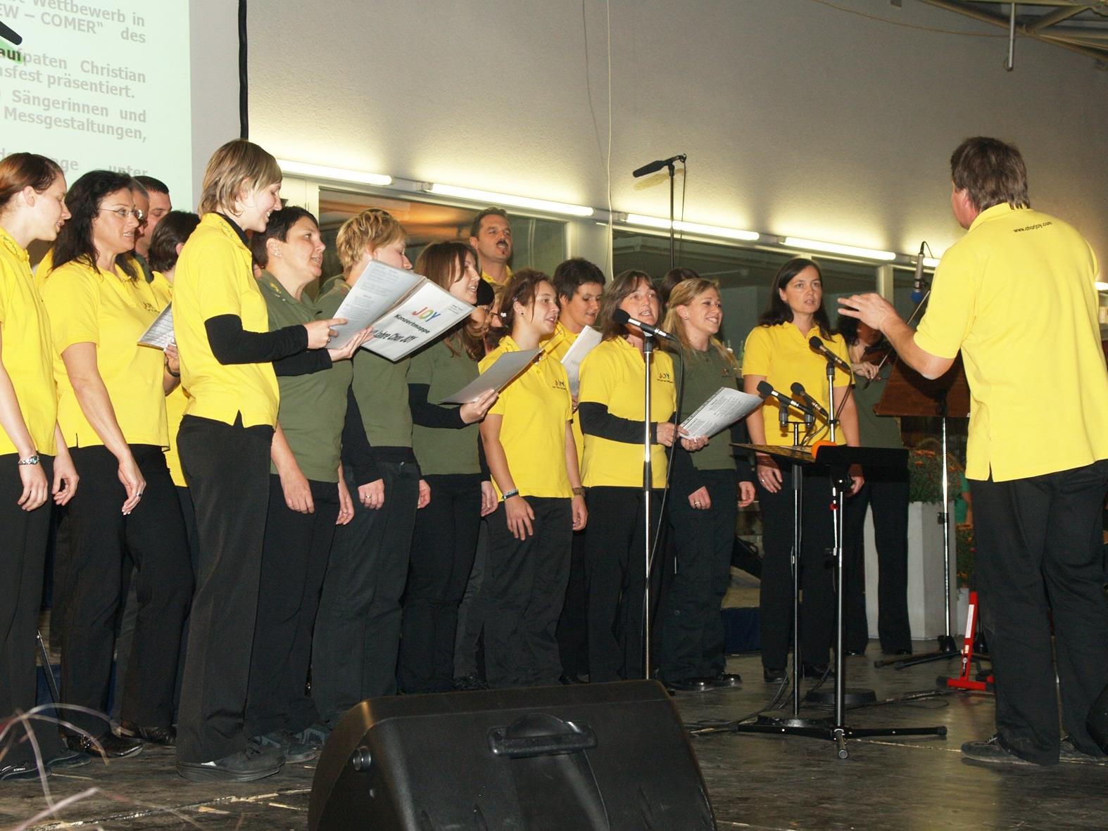 Auftritte des "Chor Joy" aus Hohenems sind beim Publikum stets beliebt und erfolgreich