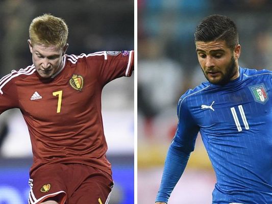Belgien trifft in Runde eins der EM-Gruppe E auf Italien. Belgien trifft in Runde eins der EM-Gruppe E auf Italien.
