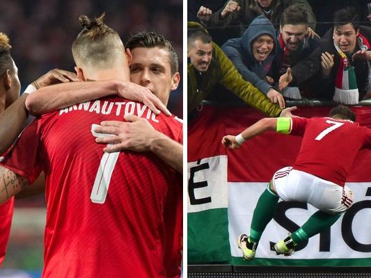 Österreich trifft in Runde eins der EM-Gruppe F auf Ungarn. Österreich trifft in Runde eins der EM-Gruppe F auf Ungarn.