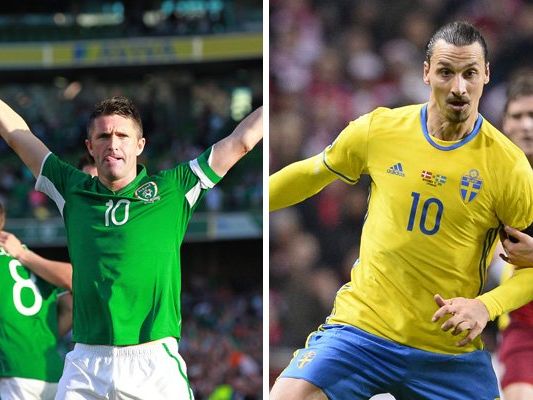 Irland trifft in Runde eins der EM-Gruppe E auf Schweden. Irland trifft in Runde eins der EM-Gruppe E auf Schweden.