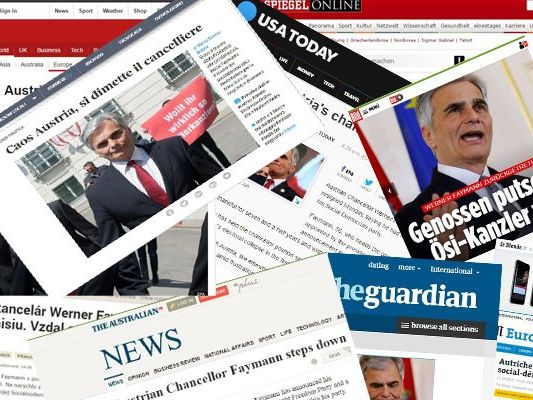 Pressestimmen zum Faymann-Rücktritt. Pressestimmen zum Faymann-Rücktritt.
