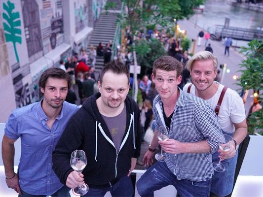 Davidoff, Piffl, Boehne und Freninger selbst bei der Eröffnung Davidoff, Piffl, Boehne und Freninger selbst bei der Eröffnung