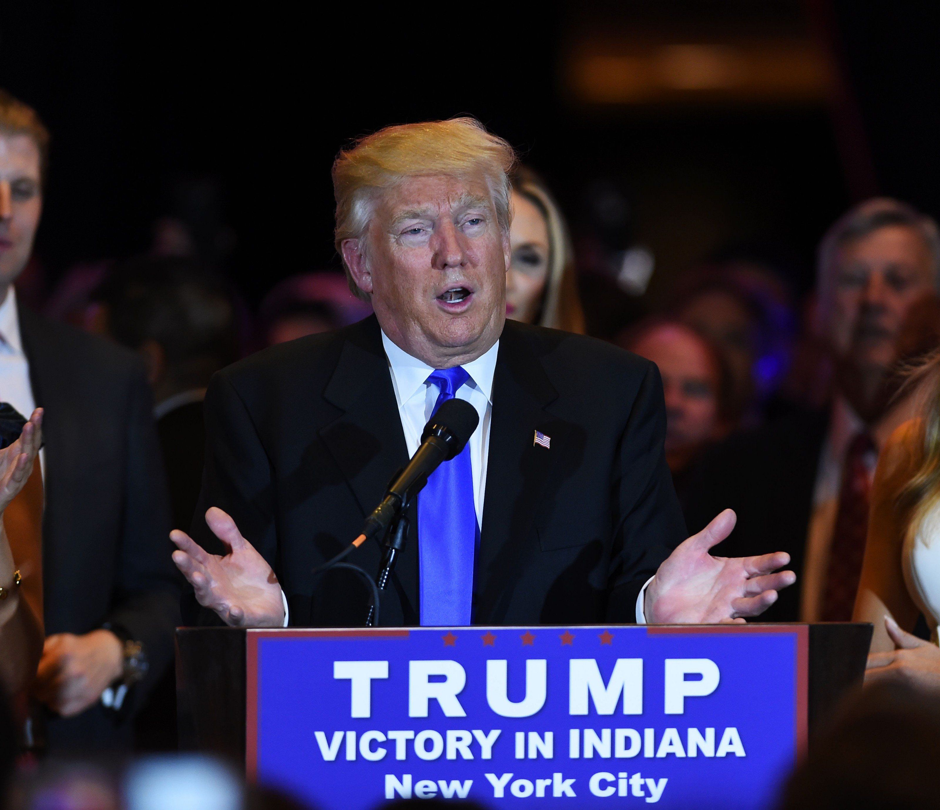 Trump steht als US-Präsidentschaftskandidat so gut wie fest Trump steht als US-Präsidentschaftskandidat so gut wie fest