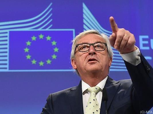 Juncker gibt Briten die Richtung vor