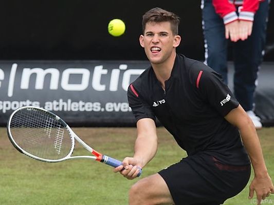 Dominic Thiem setzte sich gegen Sam Groth durch