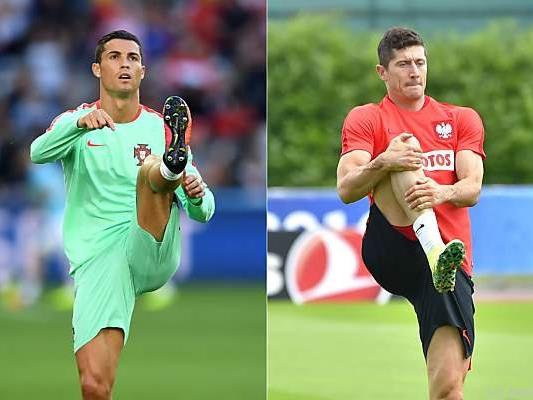 Ronaldo und Lewandowski sind die Aushängeschilder der Partie