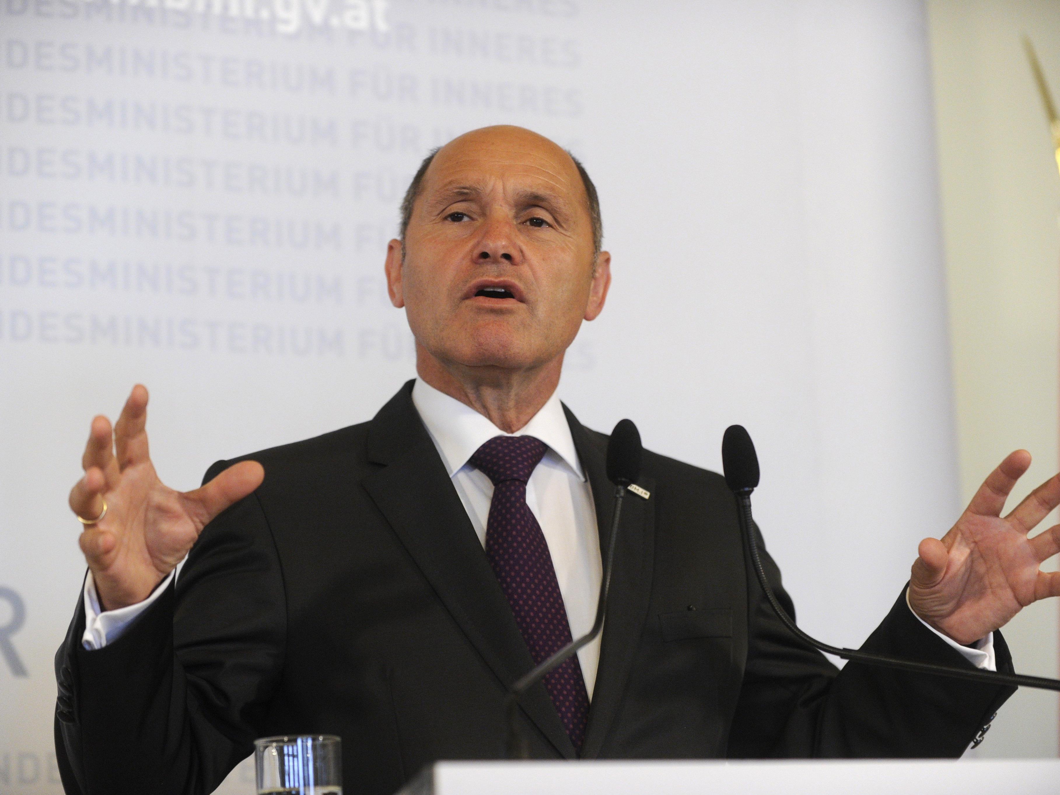 Innenminister Wolfgang Sobotka (ÖVP).