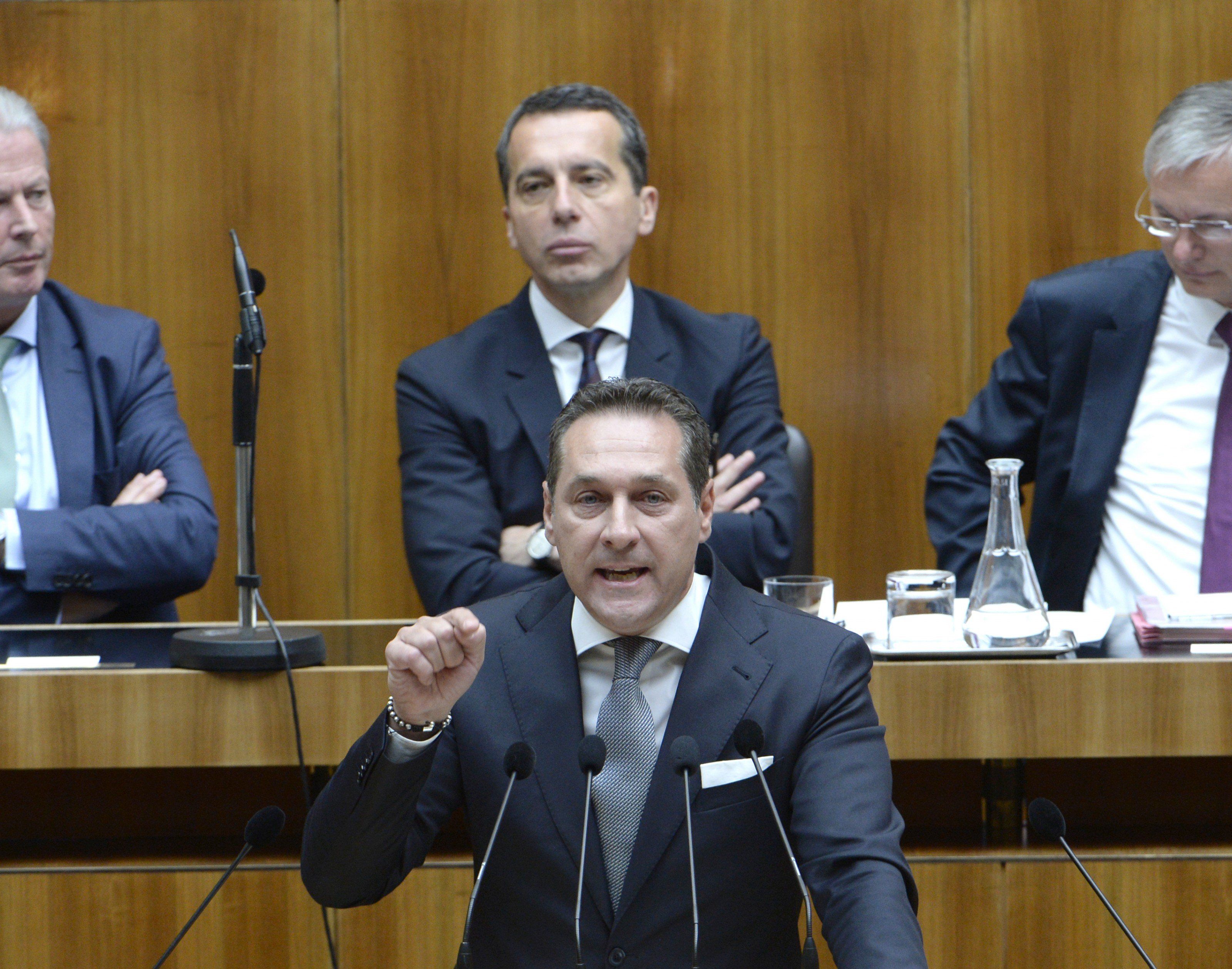 Strache bei Umfrage vorne. Strache bei Umfrage vorne.