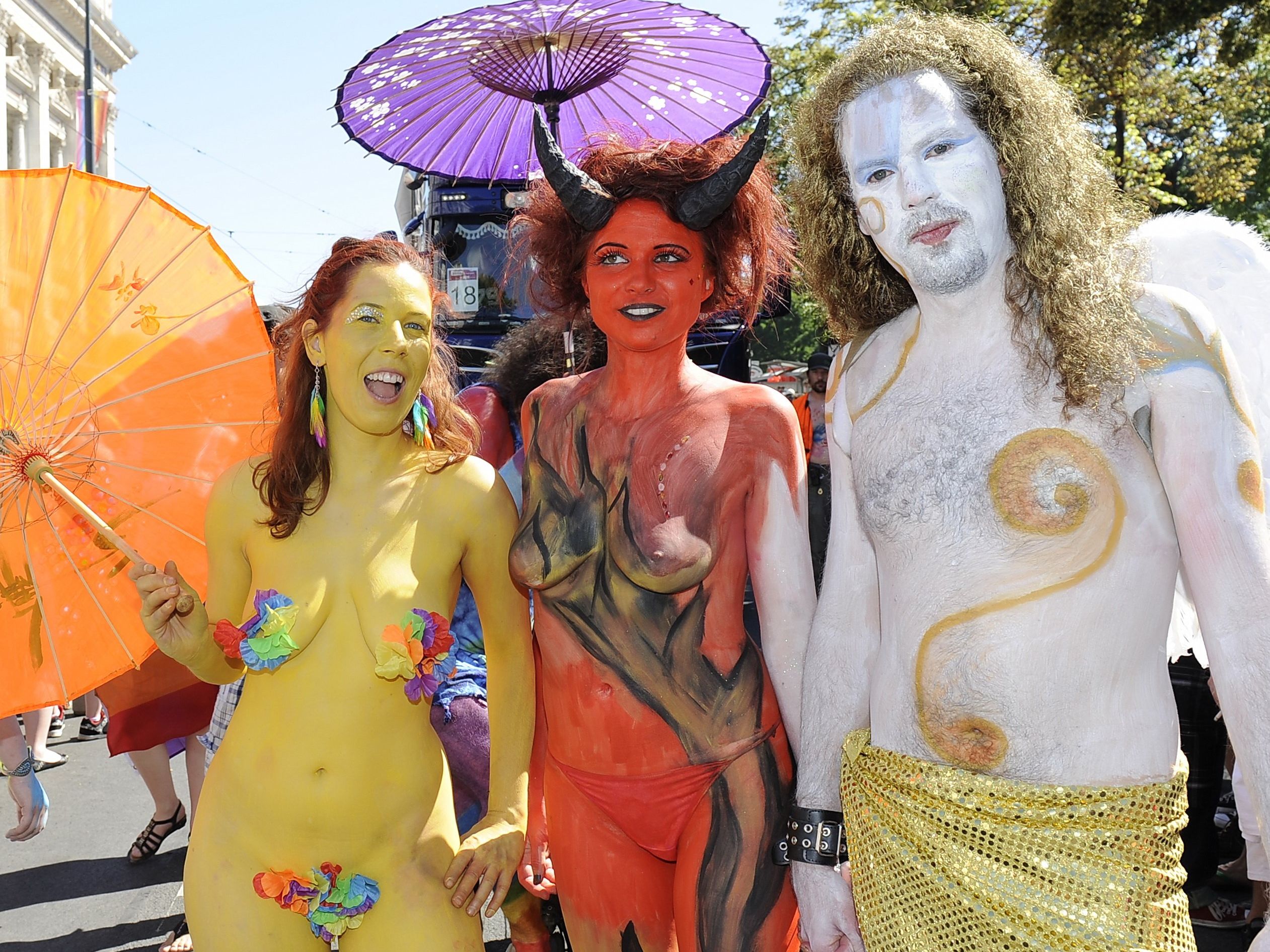 Archivbild: Regenbogenparade in Wien. Archivbild: Regenbogenparade in Wien.