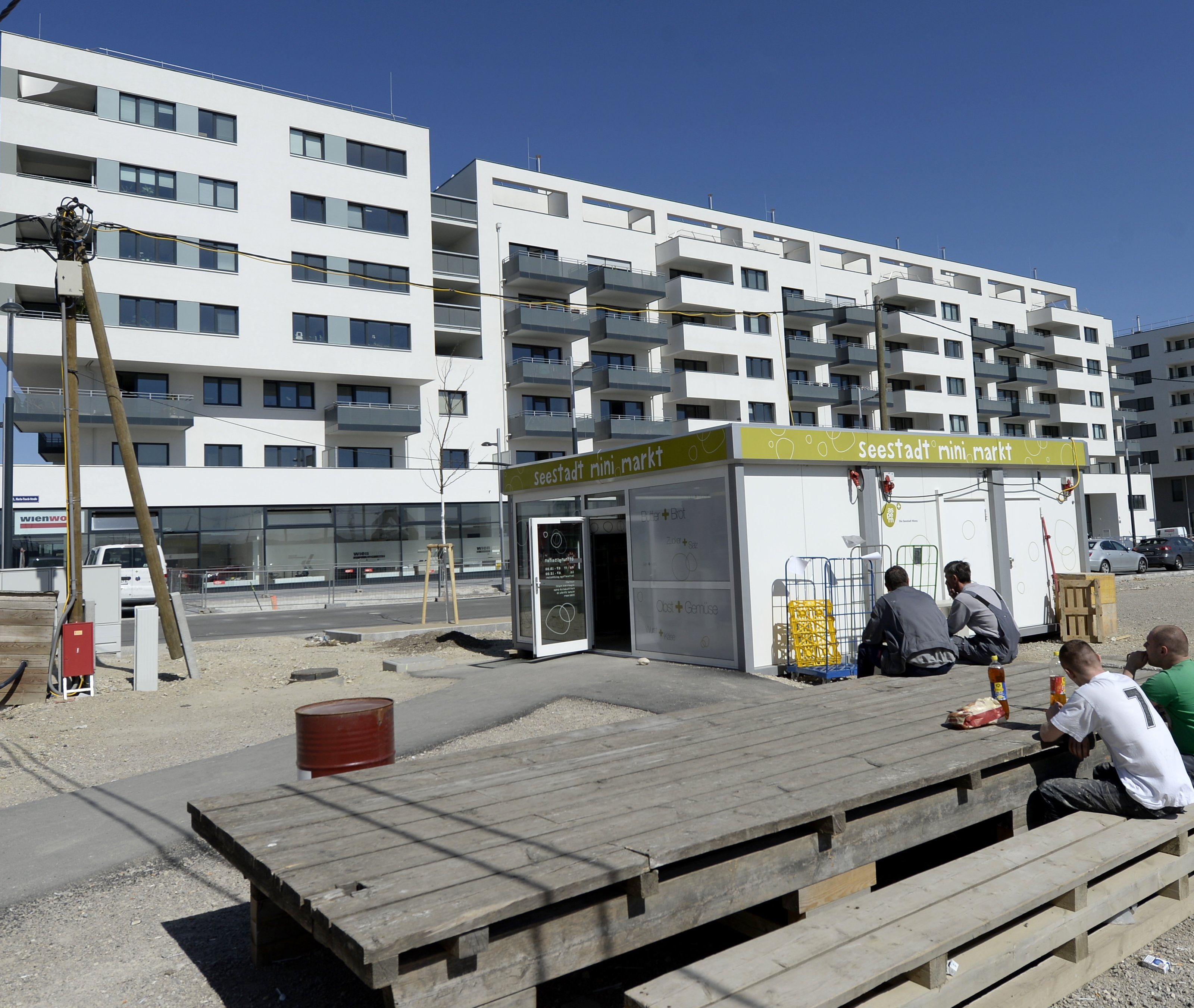 Wohnungen in der Seestadt Aspern. Wohnungen in der Seestadt Aspern.