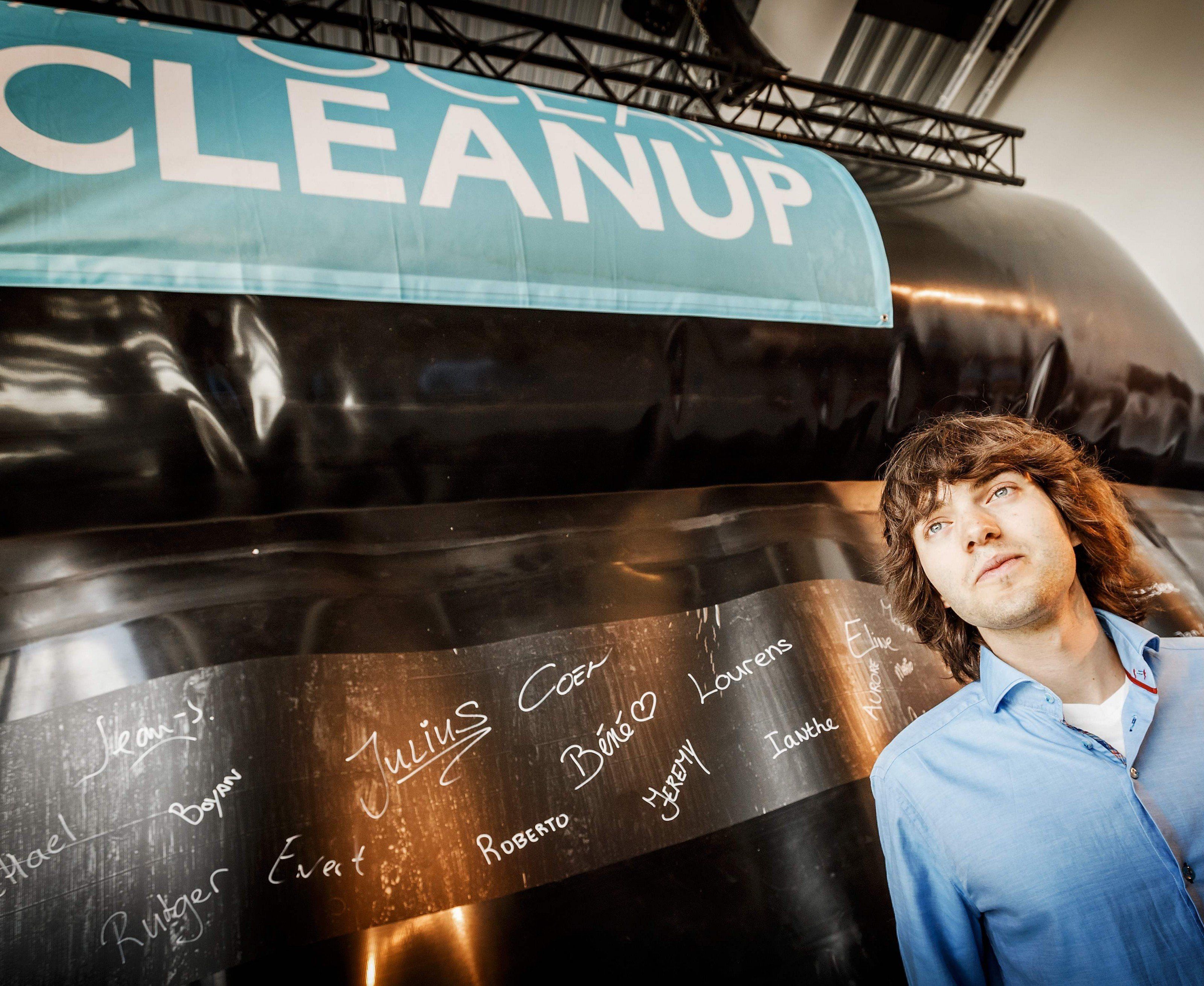 Dieser Holländer will die Weltmeere wieder säubern. Dieser Holländer will die Weltmeere wieder säubern.