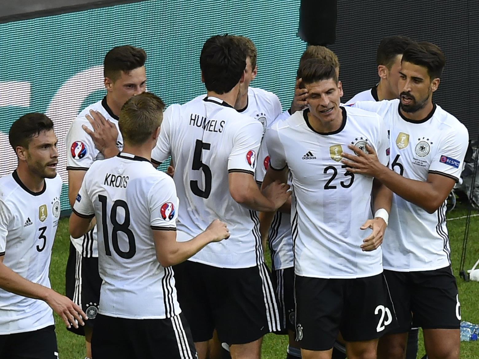 Deutschland jubelt über den Viertelfinal-Einzug bei der Euro 2016.