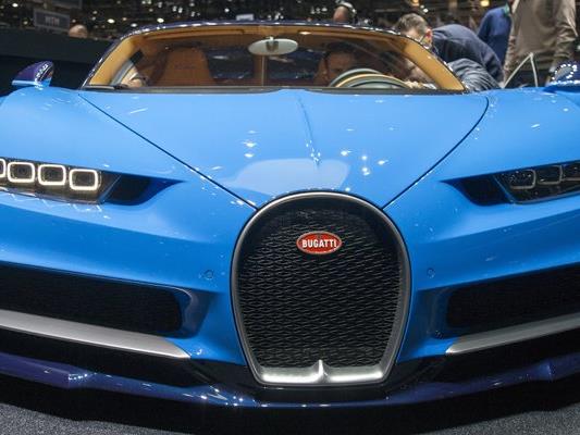 Beeindruckend: Der neue Bugatti Chiron soll den Fuhrpark der Polizei Dubai verstärken.
