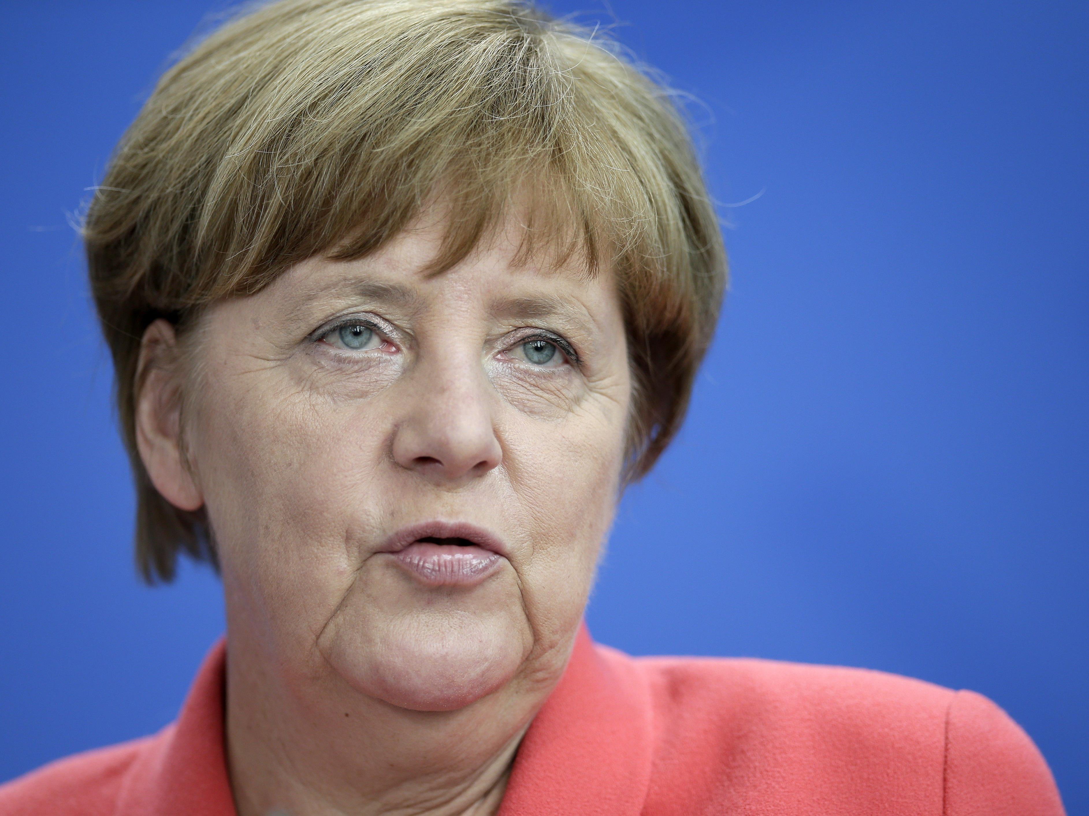 Die deutsche Bundeskanzlerin Angela Merkel ist die mächtigste Frau der Welt.