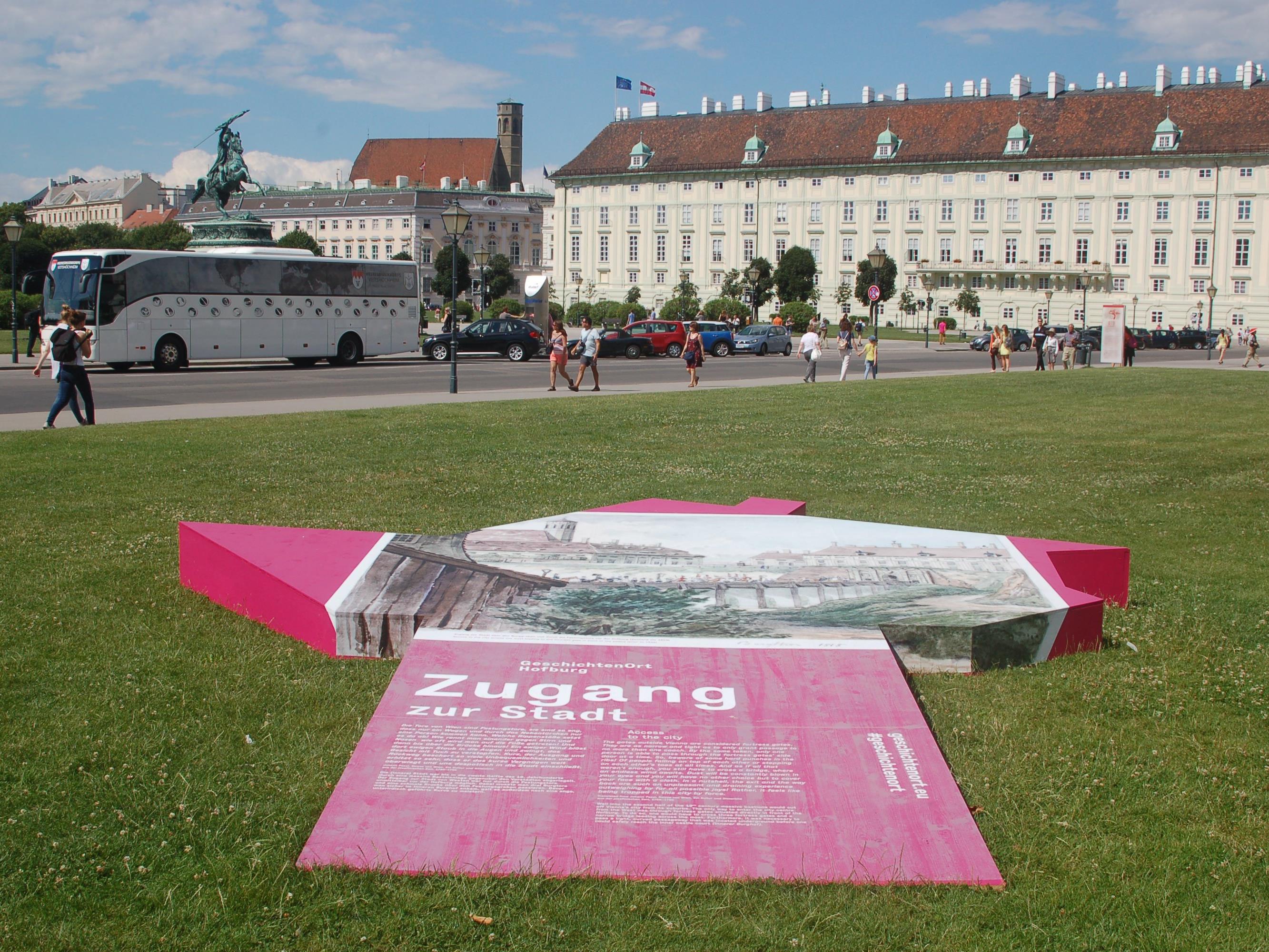 Eine Freiluft-Ausstellung startet am Donnerstag am Hofburg-Areal