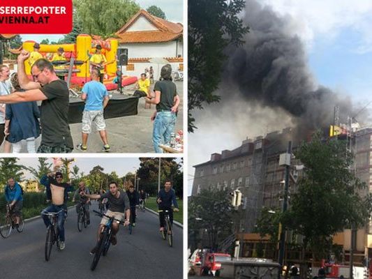 Ob Gulaschfestival, Critical Mass oder Großbrand - unsere Leserreporter waren vor Ort