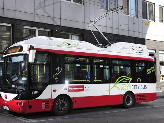 Öko, aber nicht kostengünstig sind die E-Busse der Wiener Linien.