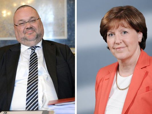 Die beiden Kandidaten der SPÖ. Die beiden Kandidaten der SPÖ.