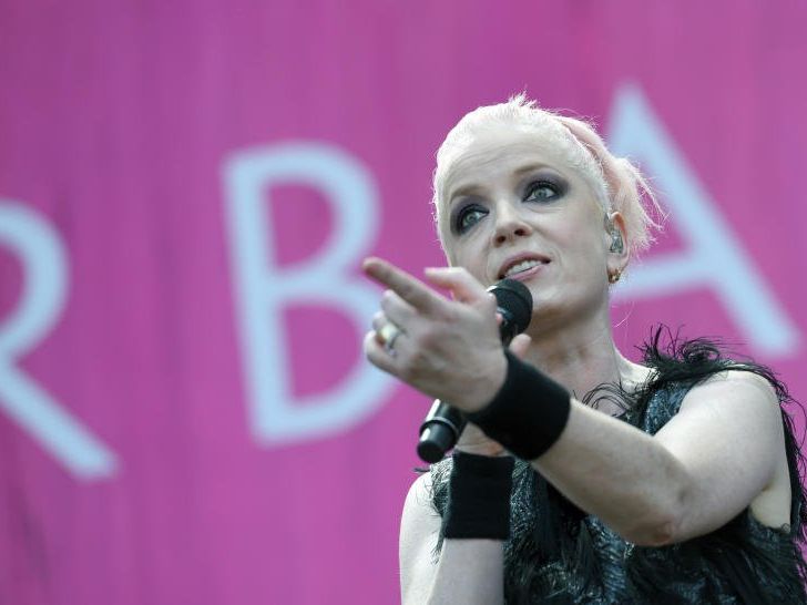 Shirlay Manson live mit Garbage am Nova Rock. Shirlay Manson live mit Garbage am Nova Rock.