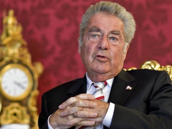 Bundespräsident Heinz Fischer beim Interview Bundespräsident Heinz Fischer beim Interview