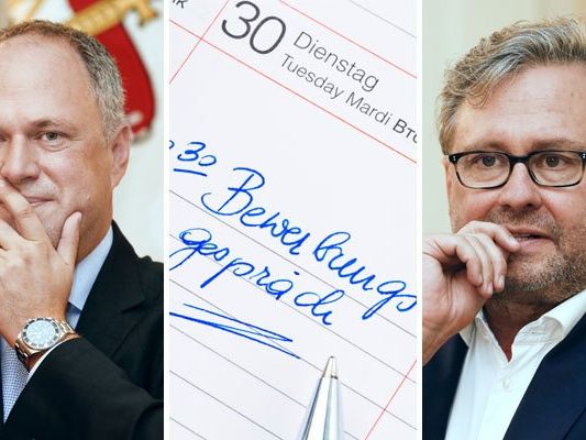 Richard Grasl und Alexander Wrabetz haben Interesse an dem Job als ORF-Generaldirektor.