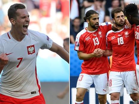 Am Samstag treffen die Schweiz und Polen im ersten EM-Achtelfinale aufeinander.
