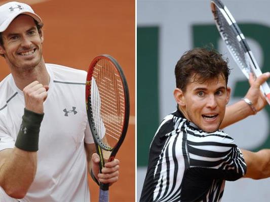 Andy Murray und Dominic Thiem sind beim Open in Wien dabei.