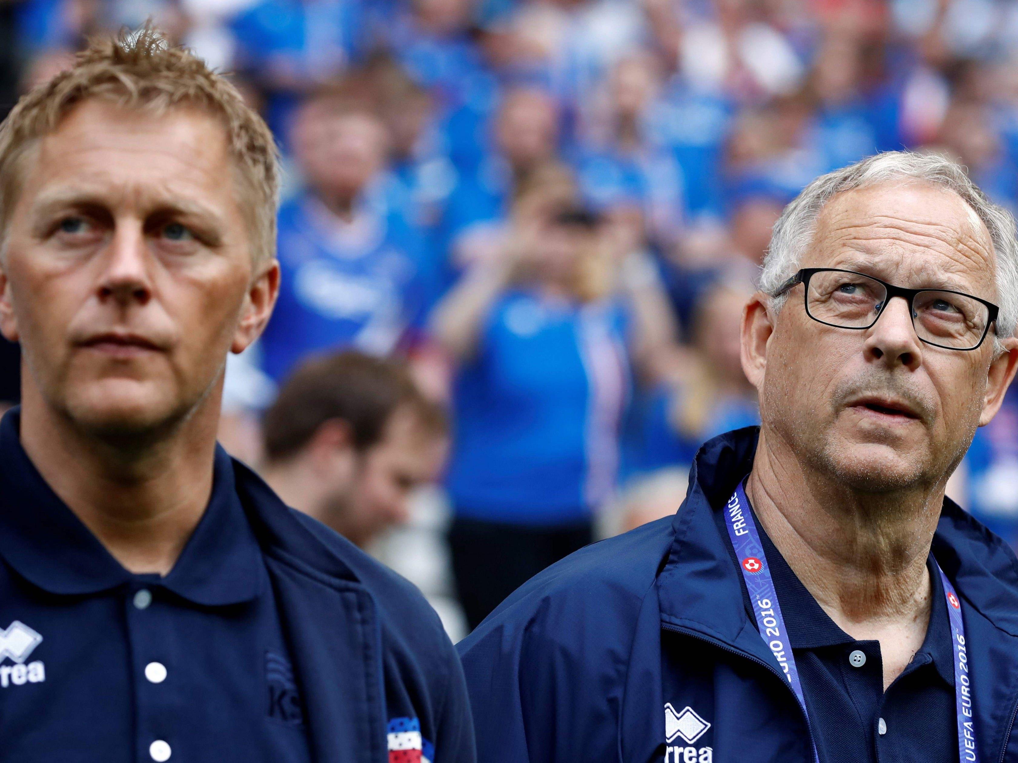 Islands Nationalteam hat gleich zwei Trainer.