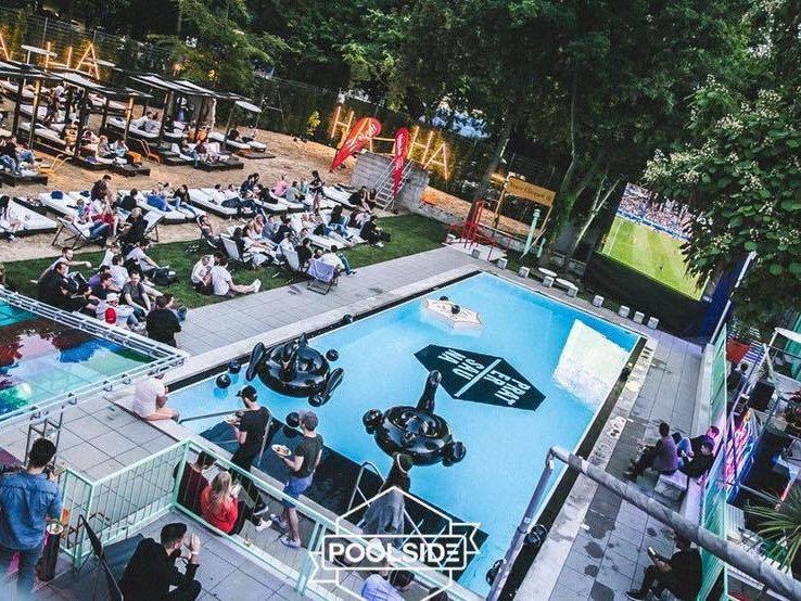 Afterwork in der Pratersauna: "Out of Office" am 28. Juli 2016. Afterwork in der Pratersauna: "Out of Office" am 28. Juli 2016.