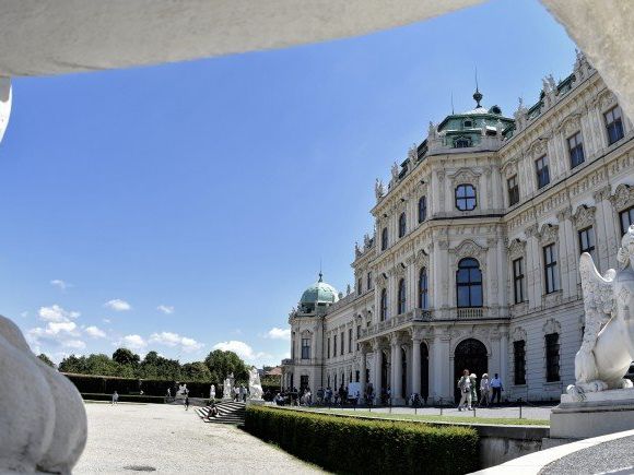 Das Belvedere in Wien. Das Belvedere in Wien.