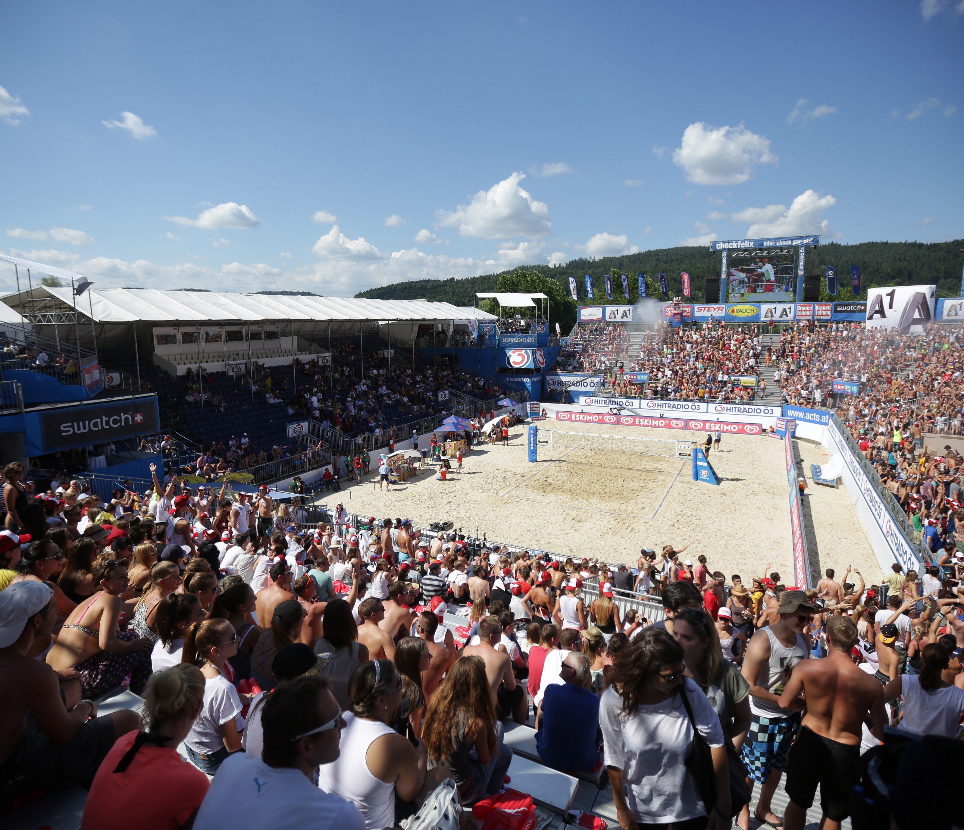 Anreise-Tipps zum Beach Volleyball Major in Klagenfurt 2016.