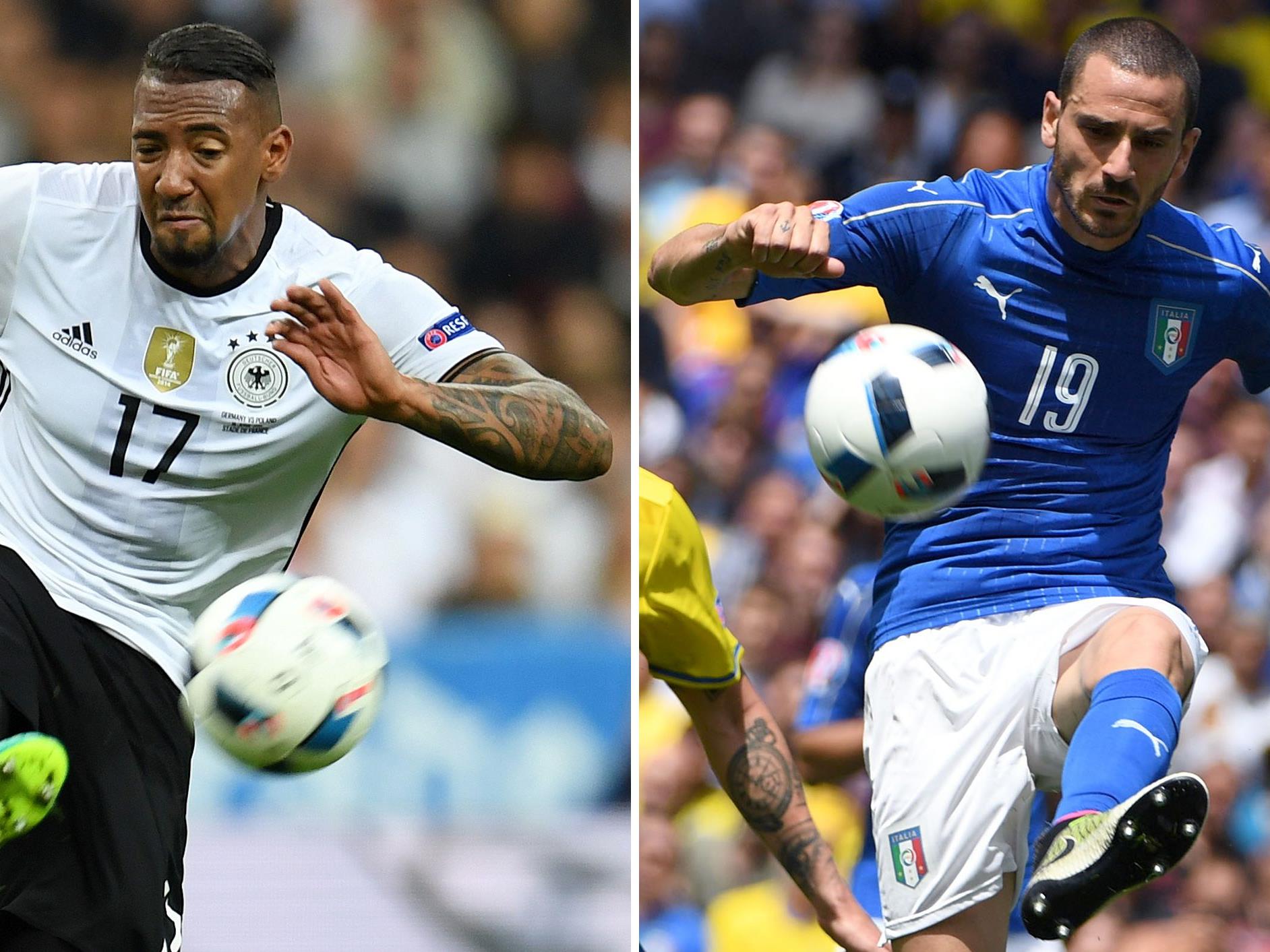 Deutschland trifft im Viertelfinale der EURO 2016 auf Italien.