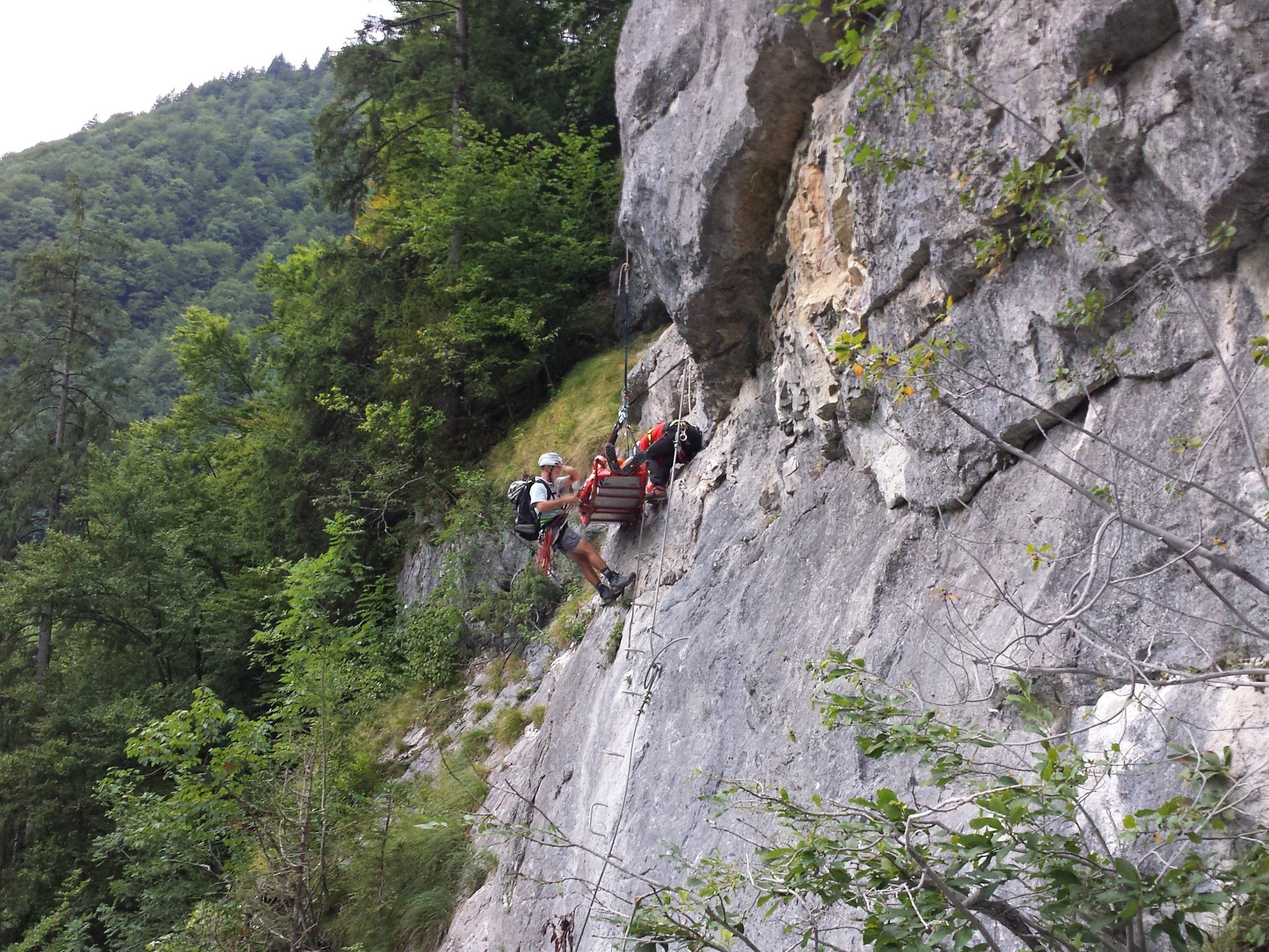 Zu rund acht Einsätzen werden die Mellauer Bergretter jährlich gerufen. Zu rund acht Einsätzen werden die Mellauer Bergretter jährlich gerufen.