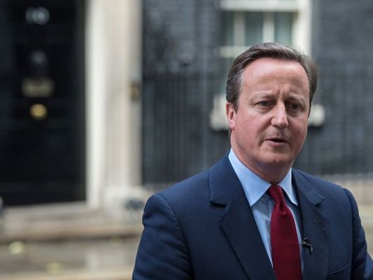 David Cameron wirkte nach seiner Erklärung nicht besonders traurig. David Cameron wirkte nach seiner Erklärung nicht besonders traurig.